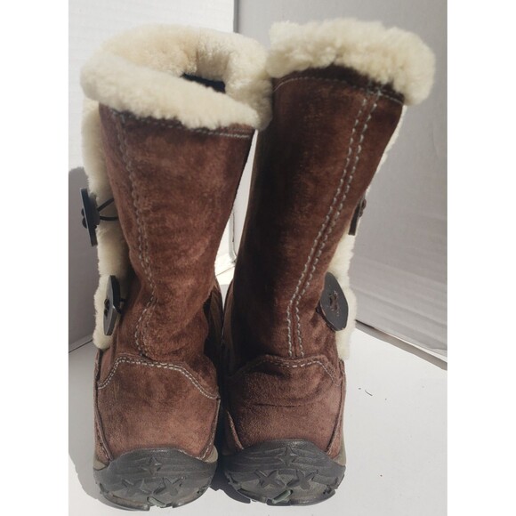 MERRELL SPIRIT TIBET YARRA CHESTNUT Polartec Winter Pull On Boots Women's Size 9 - Picture 8 of 16
